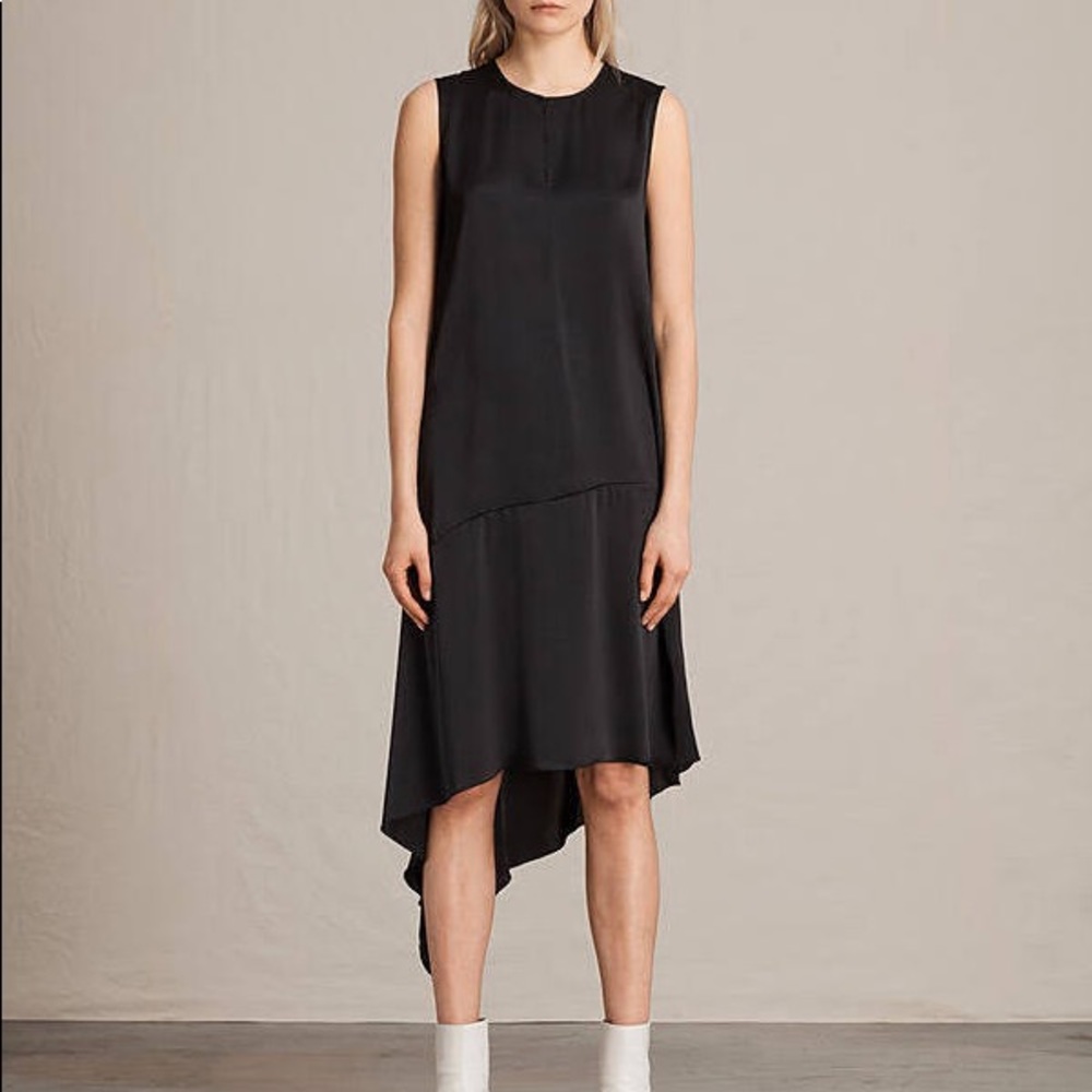 NWT ALL SAINTS Black Dress